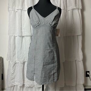 Kohl's SO Black and White Checkered Dress
